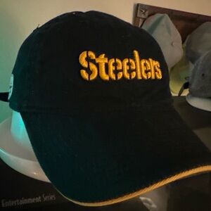Vintage Reebok Steelers Hat – NFL Equipment Strapback – Clean & Restored